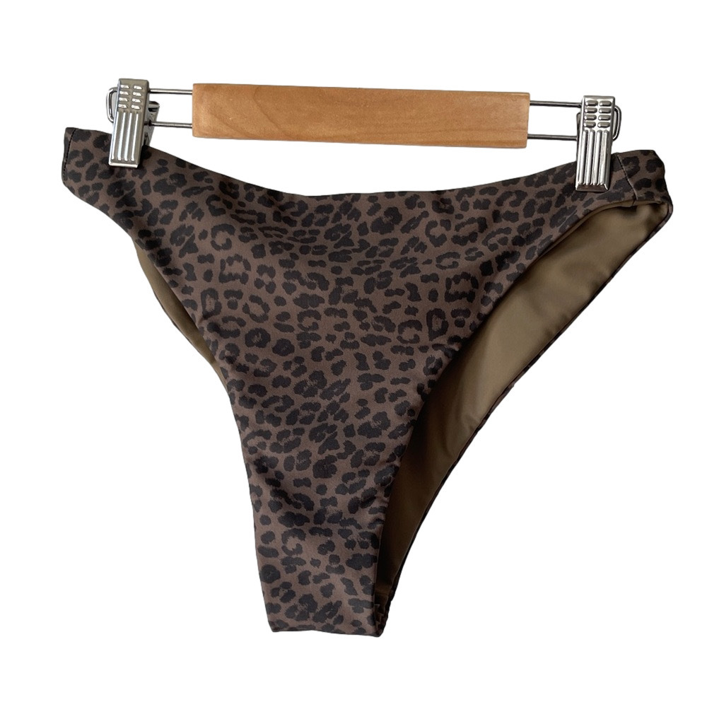 NWT Faye Abysse X Roark Bikini Bottom - Leopard - S - liners attached - Sold out